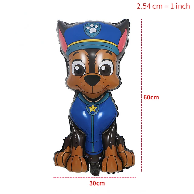 60cm Paw Patrol Dog Balloon Chase Skye Marshall Boy Girl Birthday Party Decoration Aluminum Film Balloon Children Party Supplies 6