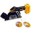 Fit for DeWALT 20V Battery Cordless Angle Grinder 3 Inch Handle CUT OFF Electirc Cutting Mini Circular Saw Machine Power Tools 6
