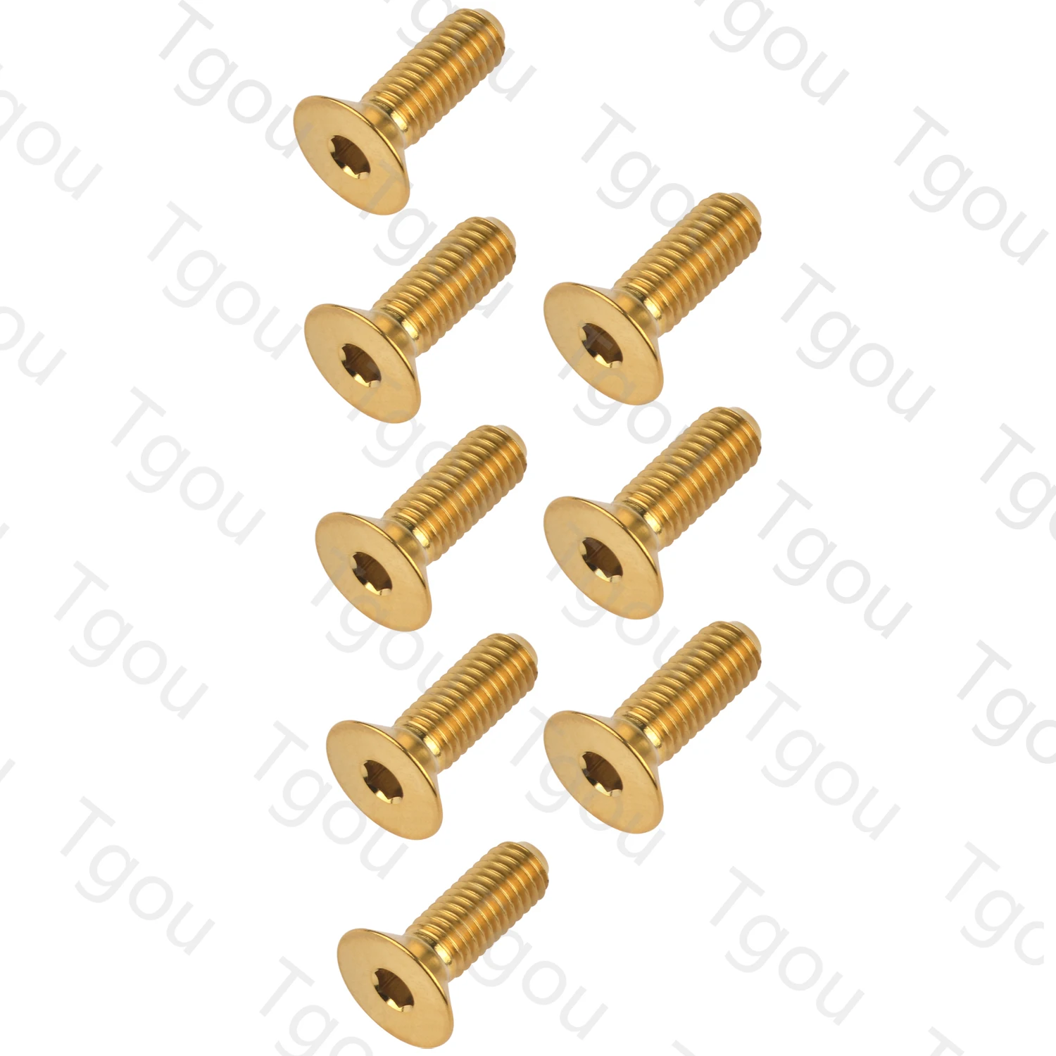 25 30mm hex flat parafuso de cabeca escareada para bicicleta 8pcs 03