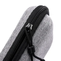 Portable Data Cable Organizer Bag Small EVA Oval Earphone Storage Bags Hard Shell Waterproof Cases Charger U Disk Zipper Pouch 6