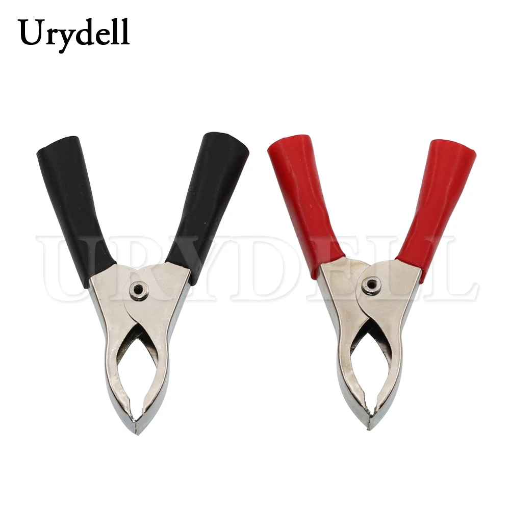 10pcs 50mm 70mm Alligator Clips car Battery Clamps Insulated Crocodile Clips Low Voltage Wire Lead Test Clamps