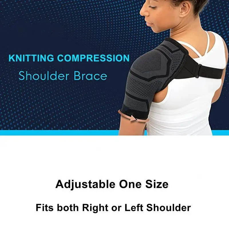 Adjustable Shoulder Straps, Shoulder Support Bandage Strap Helps Stability,  Arthritic Shoulders, Dislocated Shoulders, Unisex, Fits Both Left or Right