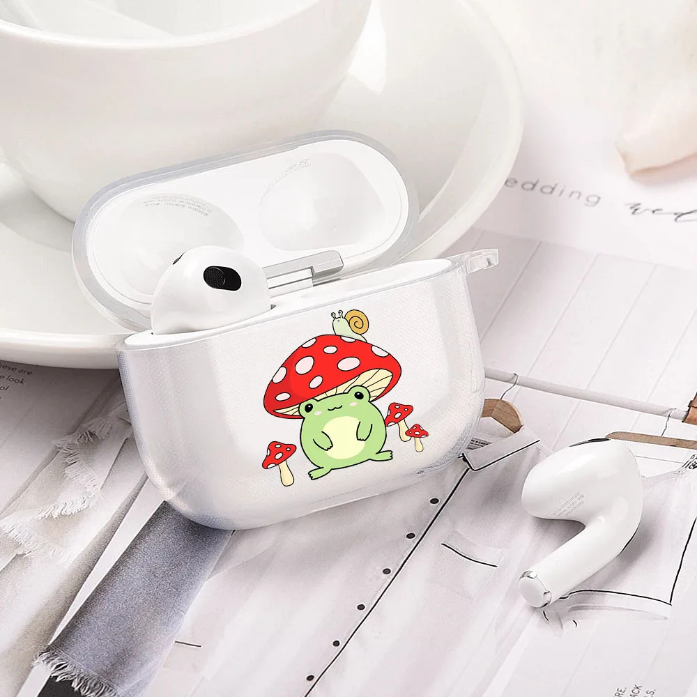 Mushroom Frog Cartoon Earphone Case for AirPods Pro 1 2