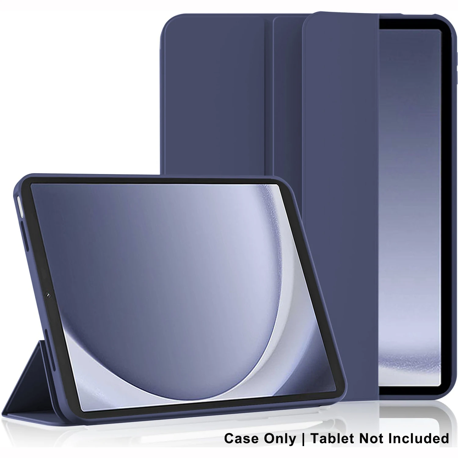 Premium Tri-Fold Flip Case - Magnetic Stand PU Leather Protective Cover