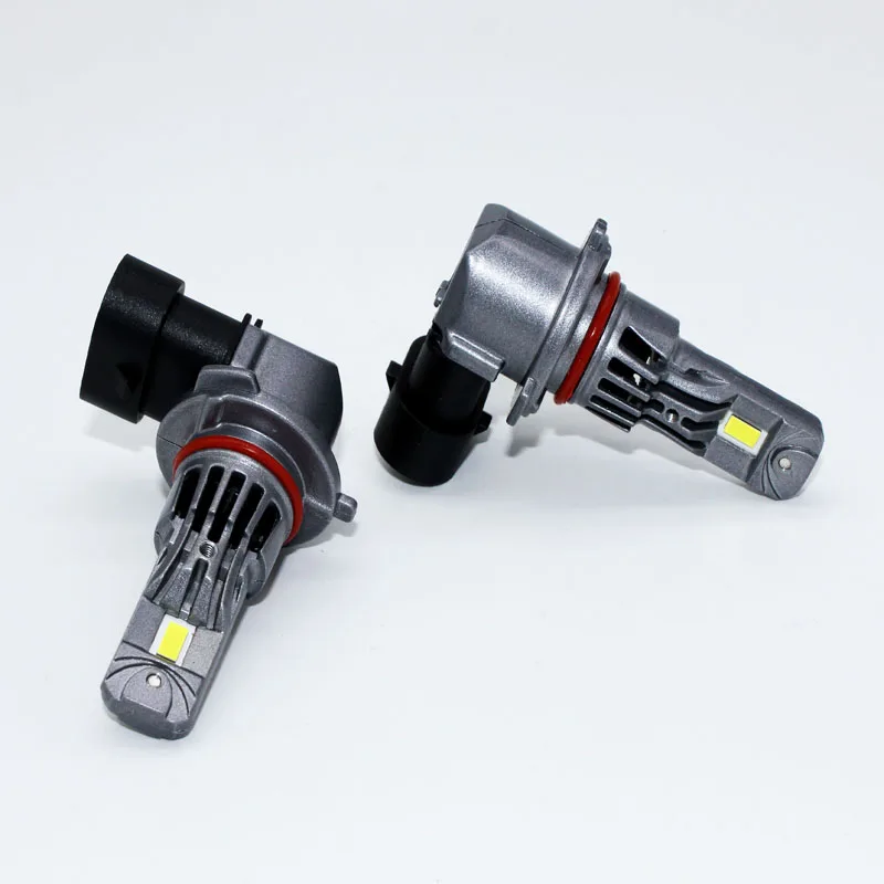 HB4 9006 9005 HB3 LED 헤드라이트 키트 콤보 2 개 전구, 6500K 하이 로우 빔, 슈퍼 화이트 브라이트