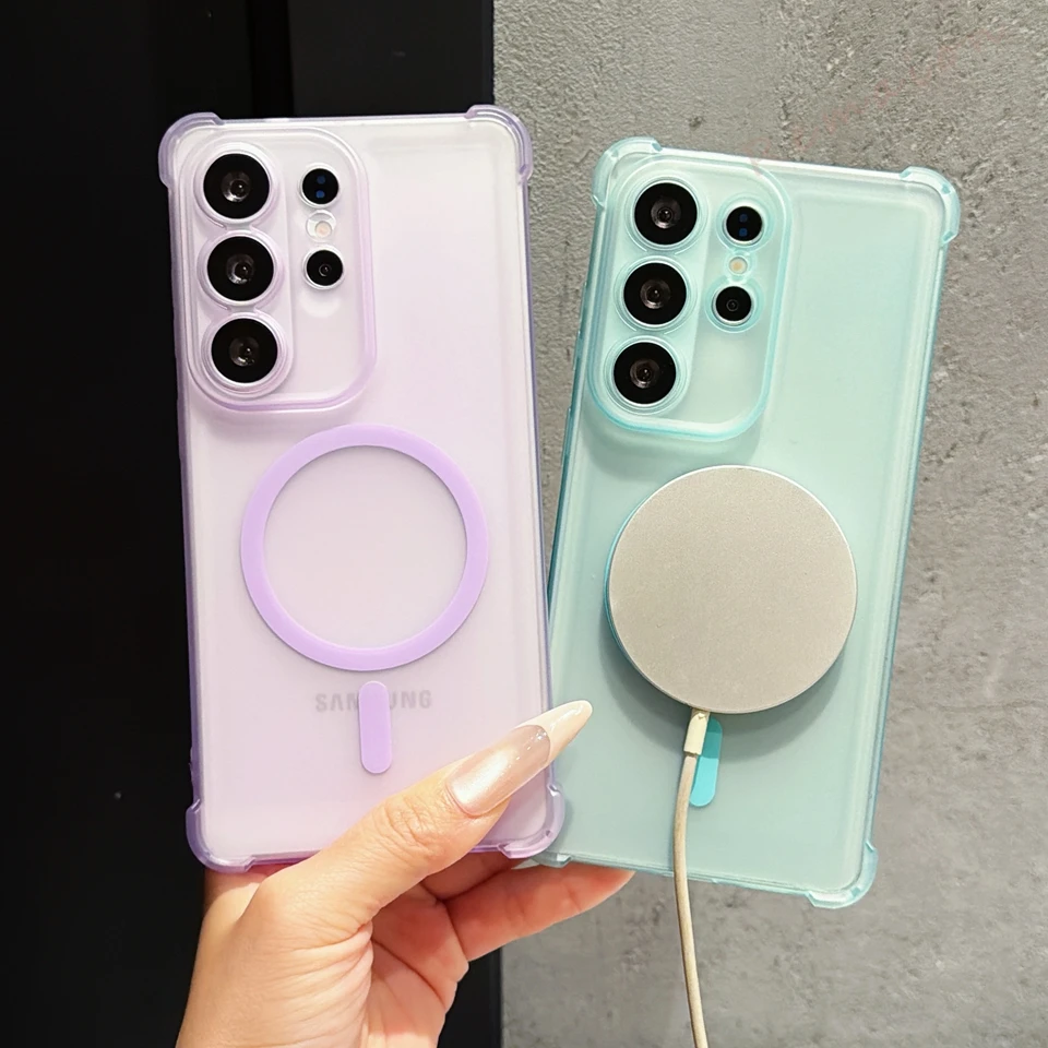 Magnetic Shockproof Silicone Magsafe Phone Case Cover