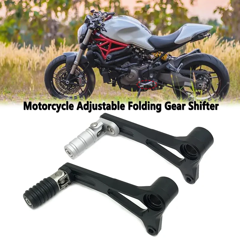 

Fit For Ducati Monster 821 SuperSport 950 /S Monster 1200 R/S Folding Gear Shifter Shift Pedal Lever 3 COLORS