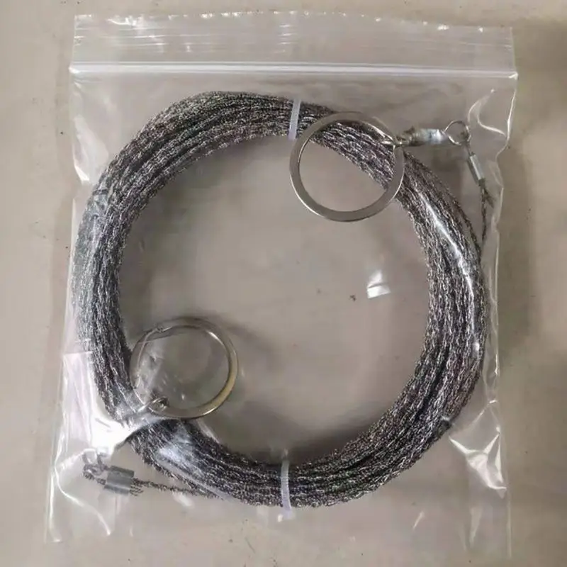Sega A Mano A Filo In Acciaio 2 Pezzi, Taglio Efficiente Per PVC, Legno, Gomma E Metalli Morbidi, Leggero E Facile Da Usare Per Edilizia E Campeggio