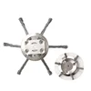 6inch Steel Wire Wheel Head Grass Trimmer Head Universal Weed Brush Fit Straight Shaft Brushcutter Removal Moss Rust 5