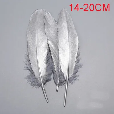 Glittering Gold and Silver Feathers for DIY Wedding and Jewelry Crafts