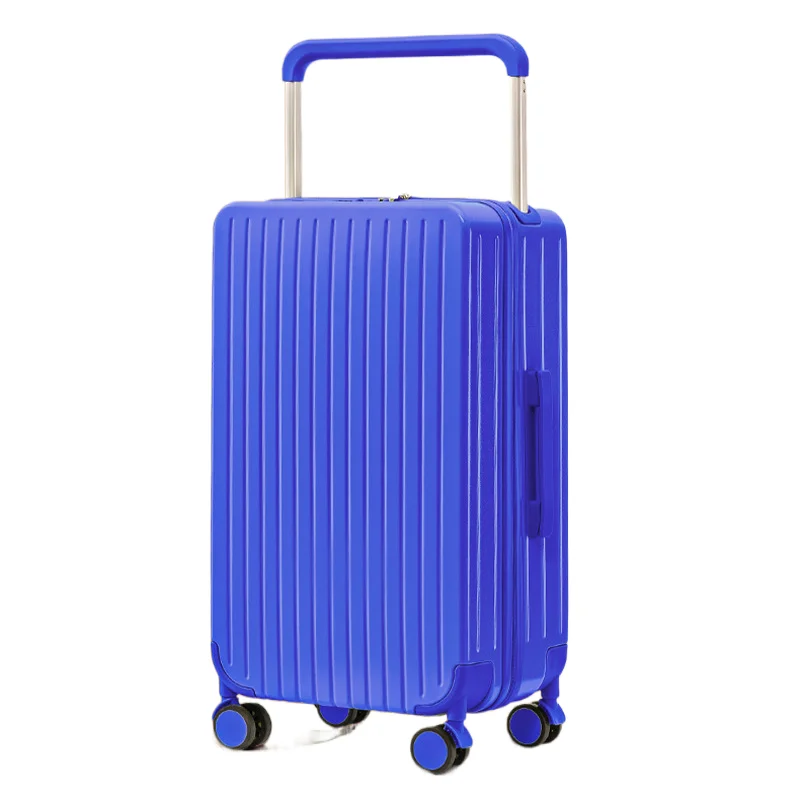 Middle mounted portable wide pull rod suitcase female small  large capacity travel box universal wheel 24 inch Password suitcase