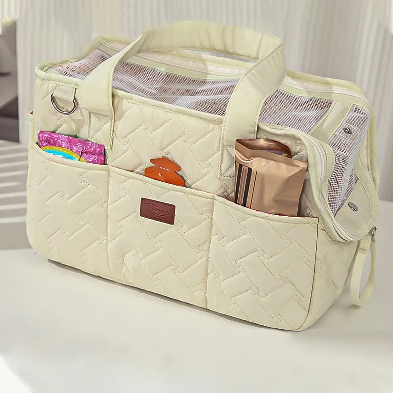 Pet Cat Carrying Bag Escape Free Portable Multi-function Pet Large Capacity Breathable Cross-body Bag Portable Soft