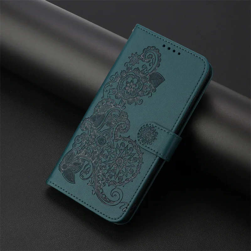 Sunflower Leather Flip Phone Case - Stylish & Fashionable Cover
