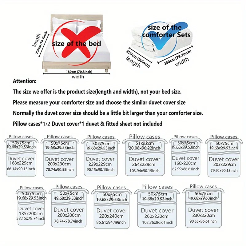 2/3Pcs South American Tribal Totem Duvet Cover Set, HD Printing All Season Bedding with Pillowcases, Home Dorm Decor