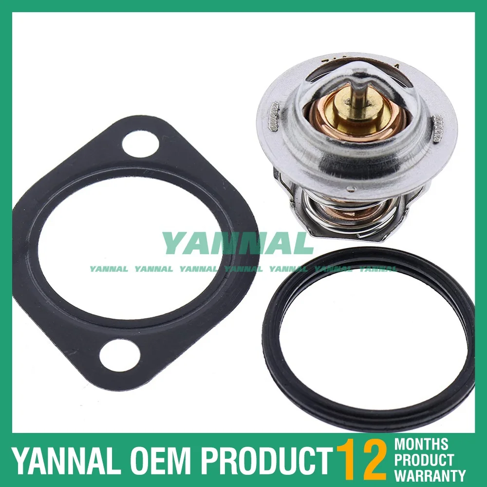 Thermostat w/Gasket 16221-73270 19434-73013 For Kubota D902 D905 D1100 D1005 Long Time Aftersale Service