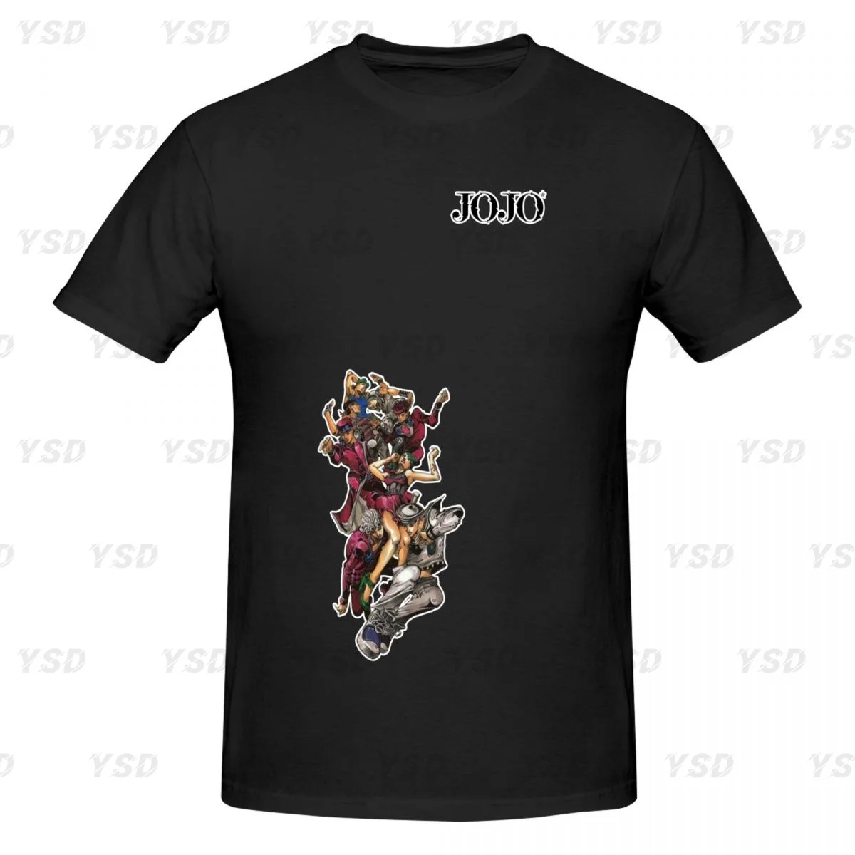 

Jojo Bizarre Adventure Men's tight fitting sports T-shirt,Quick-Drying,Oversized T shirt