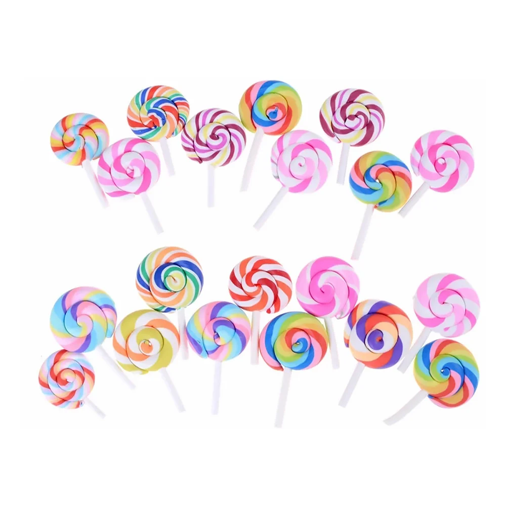 

Micro Landscape Lollipop Simulation Lollipops For DIY Crafts Colorful Models Wedding Hair Clip