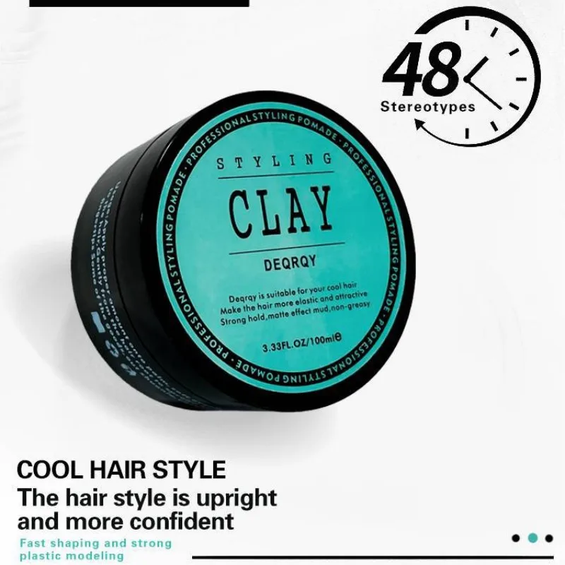 1pc/3pcs Forming Crew Hair Clay Men's Matte Texture to Create a Long lasting Styling and Fragrant Hair Wax