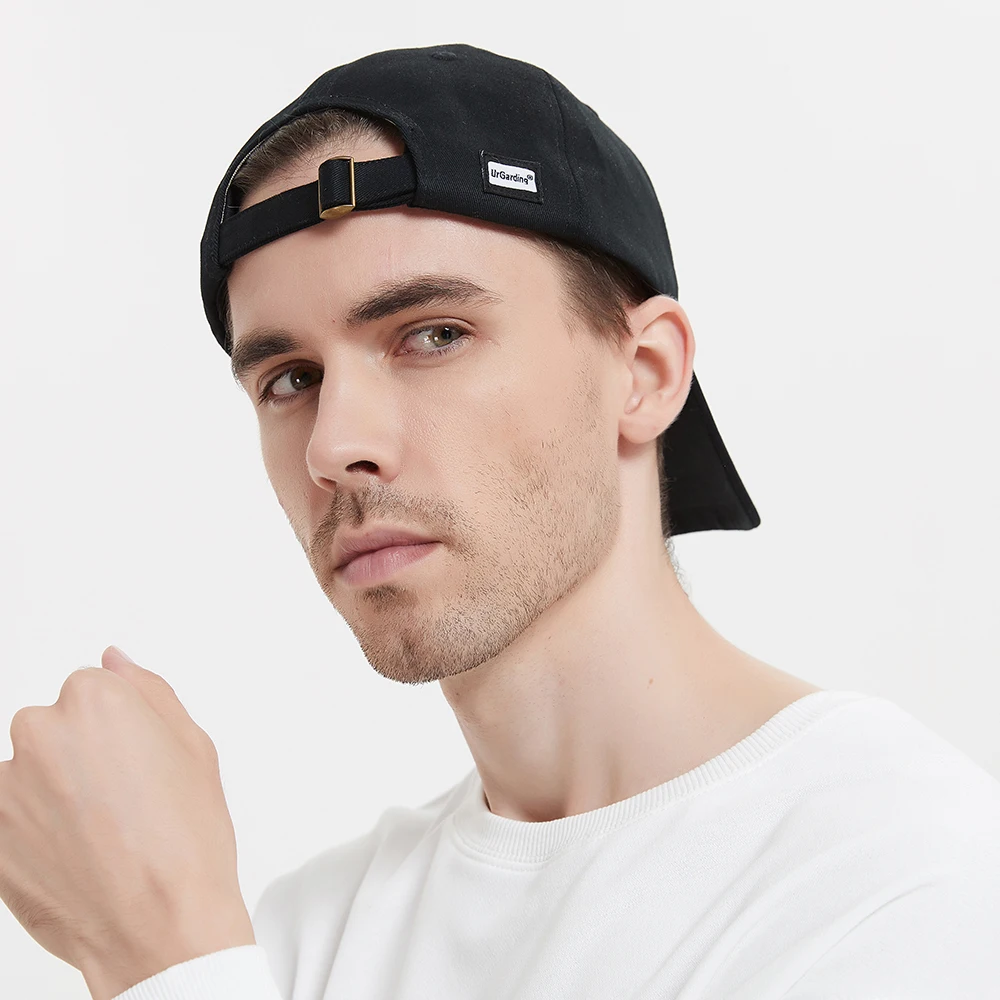 Cappellino Da Baseball Unisex In Cotone Per Testa Grande - Visiera Curva, Regolabile 60-65 Cm, Colore Argento/Nero