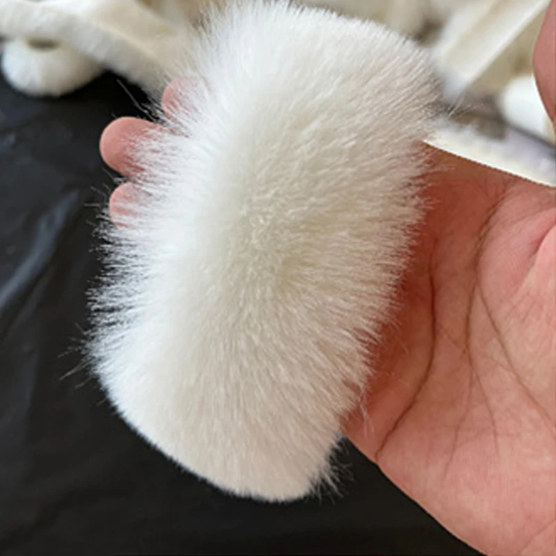 Fur Fabric Faux Rabbit Fur Ribbon Trimming for DIY Garment Crafts