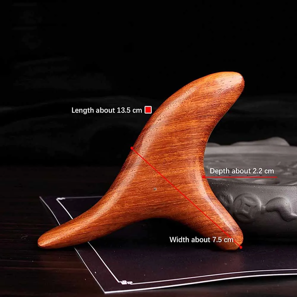 Wooden Trigger Point Massage Gua Sha Tool
