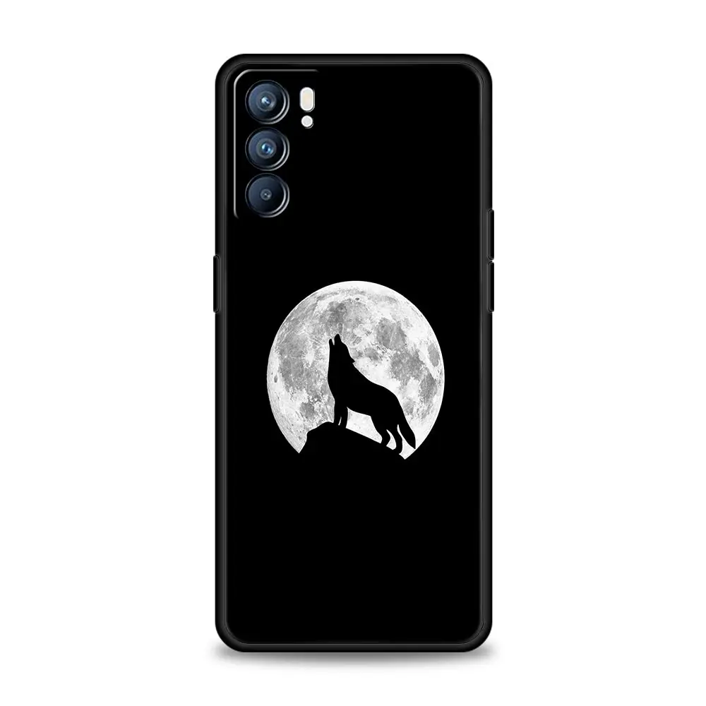 The Wolf Design Protective Phone Case Cover