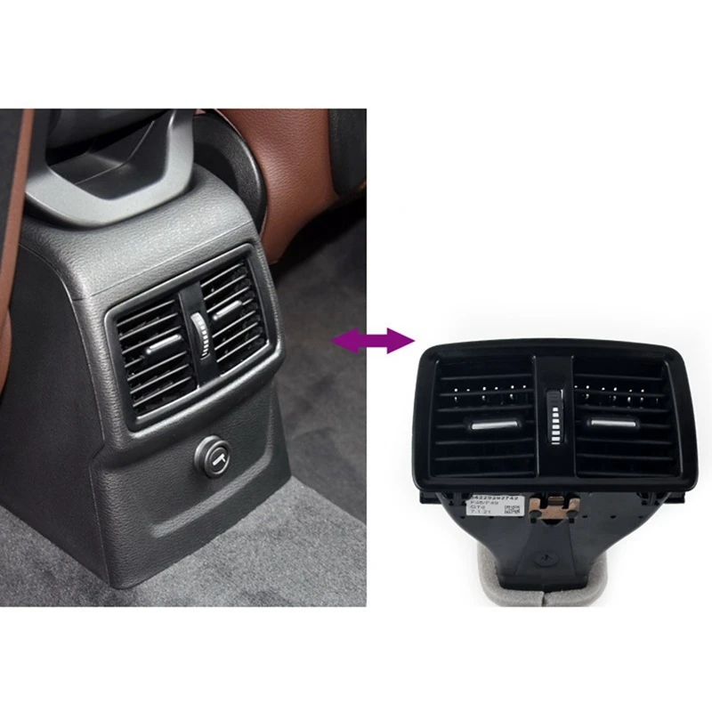 후면 에어컨 AC 벤트 완전 조립, BMW 2 시리즈 F45 F46 2016-2020 64229263411