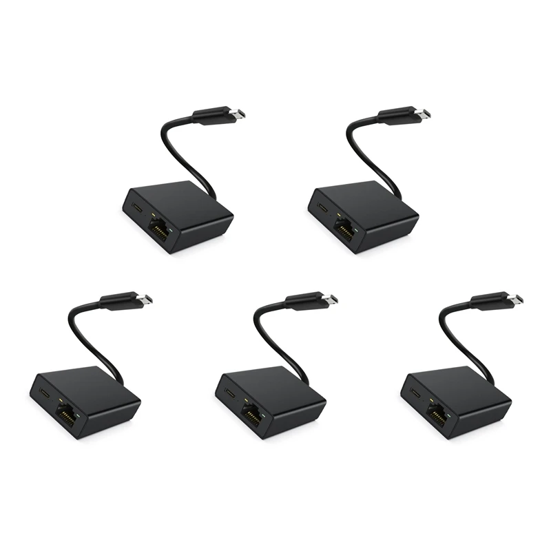 5 배 마이크로 USB 네트워크 카드 이더넷 어댑터, 마이크로 USB-100M 네트워크 카드, 4K 파이어 TV 스틱 이더넷 스위치 라우터용