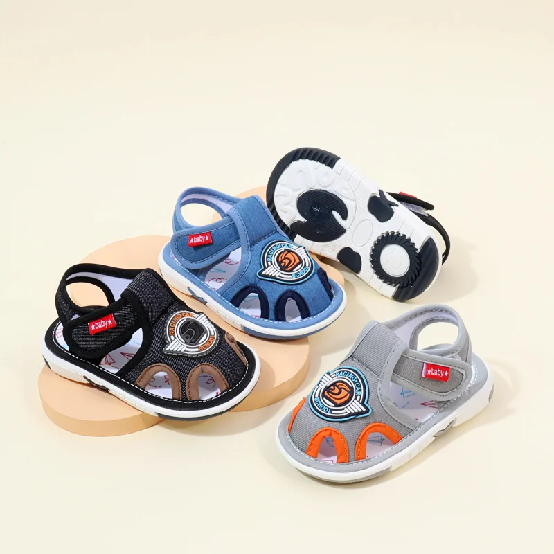 Baby Squeaky Shoes Summer Sandal High Quality Funny Toddler Sound Prewalking Sneaker 2024 New Fashion for Kid Boys Girls  MY2401 6