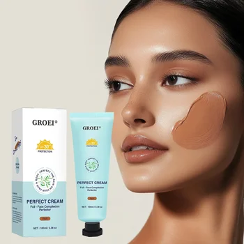 Sunscreen BB Cream Foundation Makeup Base Long Lasting Moisturizing Concealer Whitening Even Skin Tone Face Primer Daily Makeup