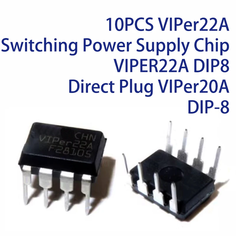Reland Sun 10 pièces Viper 12A DIP8 VIPER12 DIP 12A DIP-8 VIPER22A VIPER22 VIPER32 VIPER20A VIPER20 VIPER53A VIPER22ADIP-E VIPER32A (VIPER20A Reland Sun 10 pièces Viper 12A DIP8 VIPER12 DIP 12A DIP-8 VIPER22A VIPER22 VIPER32 VIPER20A VIPER20 VIPER53A VIPER22ADIP-E VIPER32A (VIPER20A