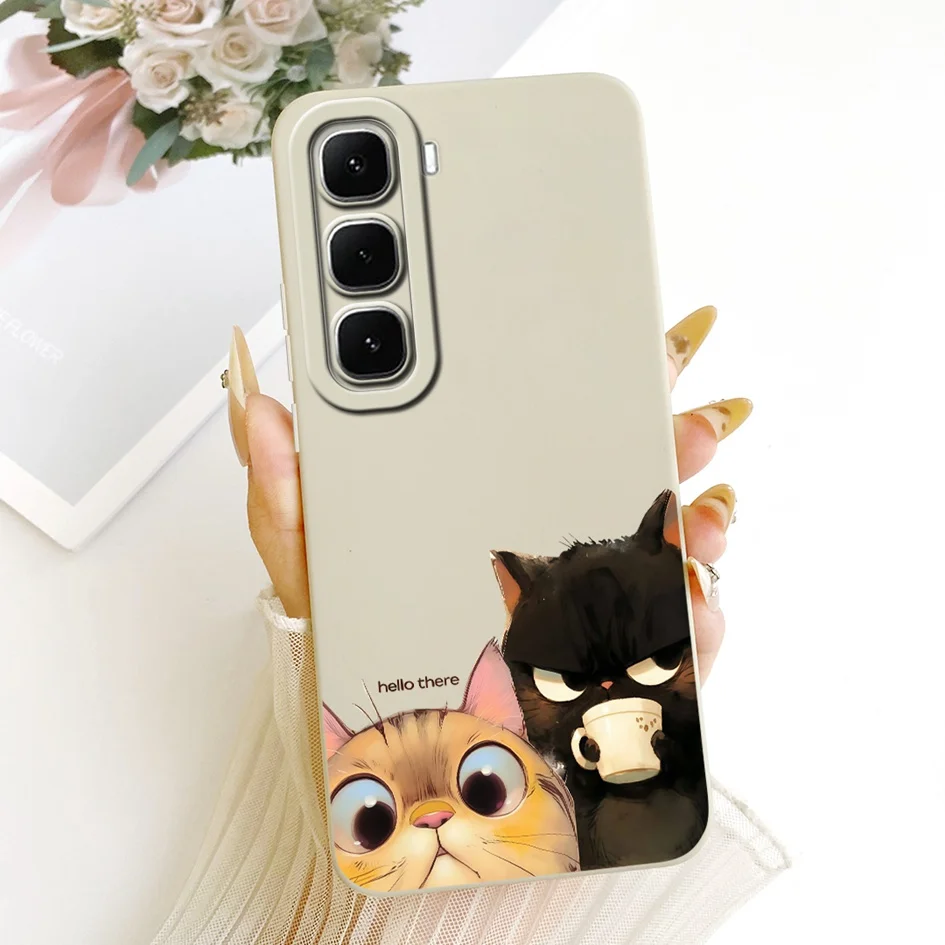 Cute Cartoon Candy Color Anti-Slip Silicone Phone Case with Lens Protection