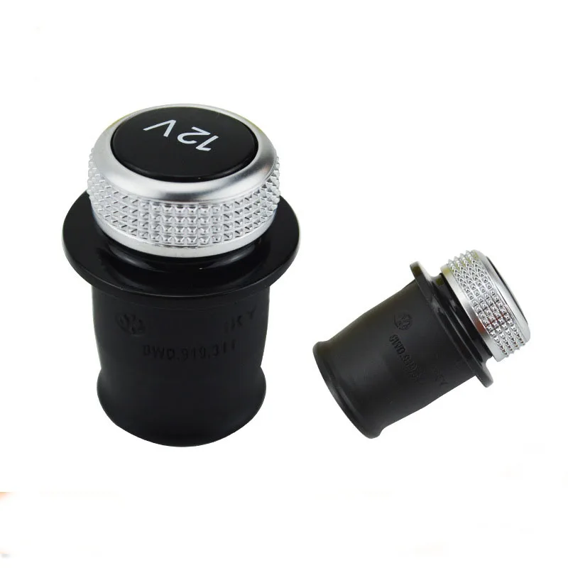 Cigarette Lighter Cover Chrome Plated Cigarette Lighter Plug For Audi