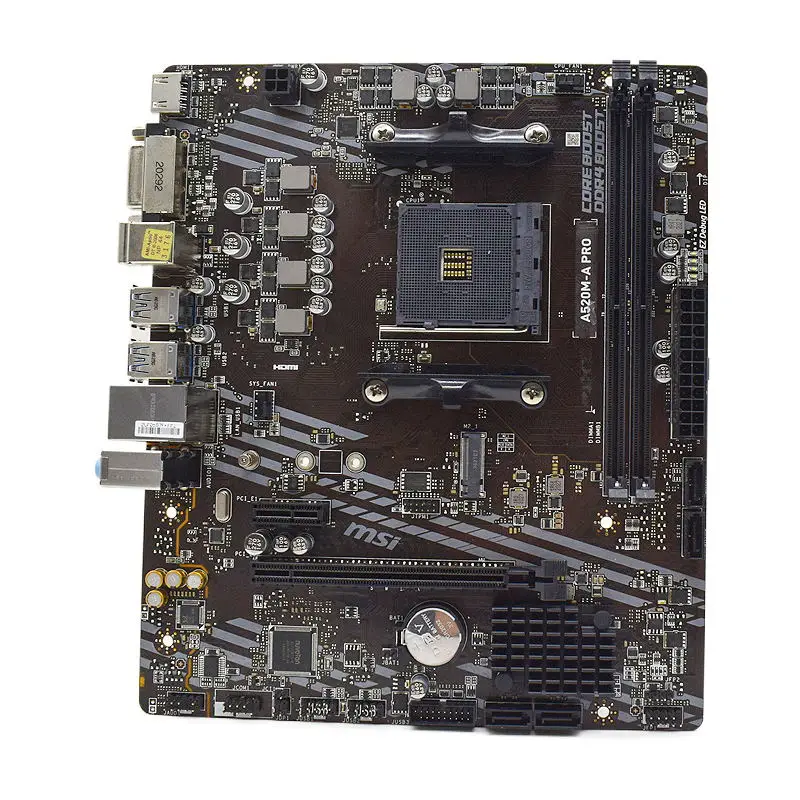 Материнская плата MSI A520M-A PRO, разъем AM4, материнская плата AM4 ...