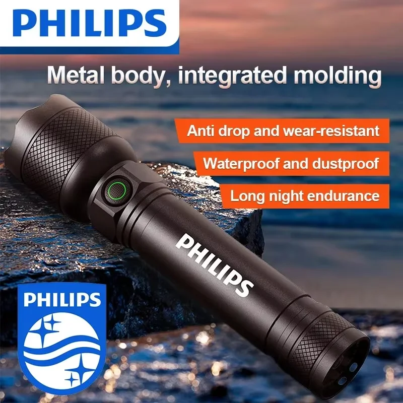 Philips lampe de poche haute intensité longue portée en