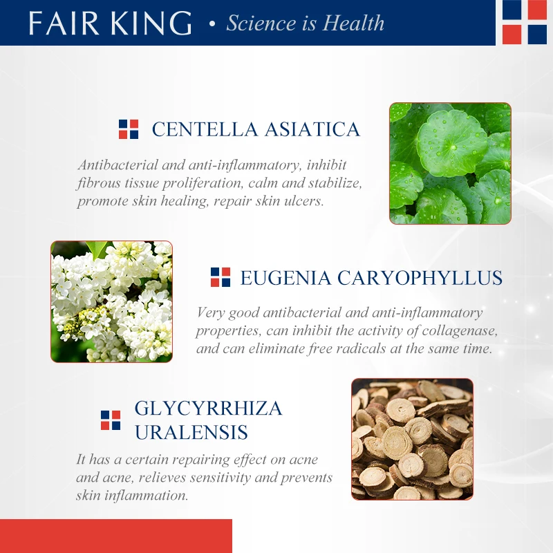 FAIRKING Tea Tree AcneCream Fade Pimples Skin CareScars Repair Removal Pore Shrinking Control Moisturizing Smoothing Skin Care