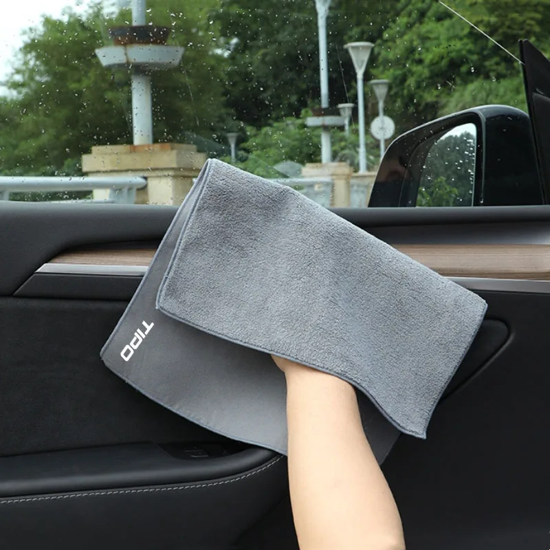 Car Cleaning Towel Strong Water Absorbent Drying Cloth Washing Car Body Clean Rag Towels for  TIPO  Car Accessories