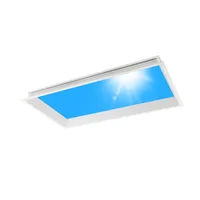 Ultra-Thin Smart Sky LED Ceiling Lamp,PC&Aluminum Artificial Sun Blue Sky Light for Kitchen Bathroom,Simulated Daylight Lighting 5