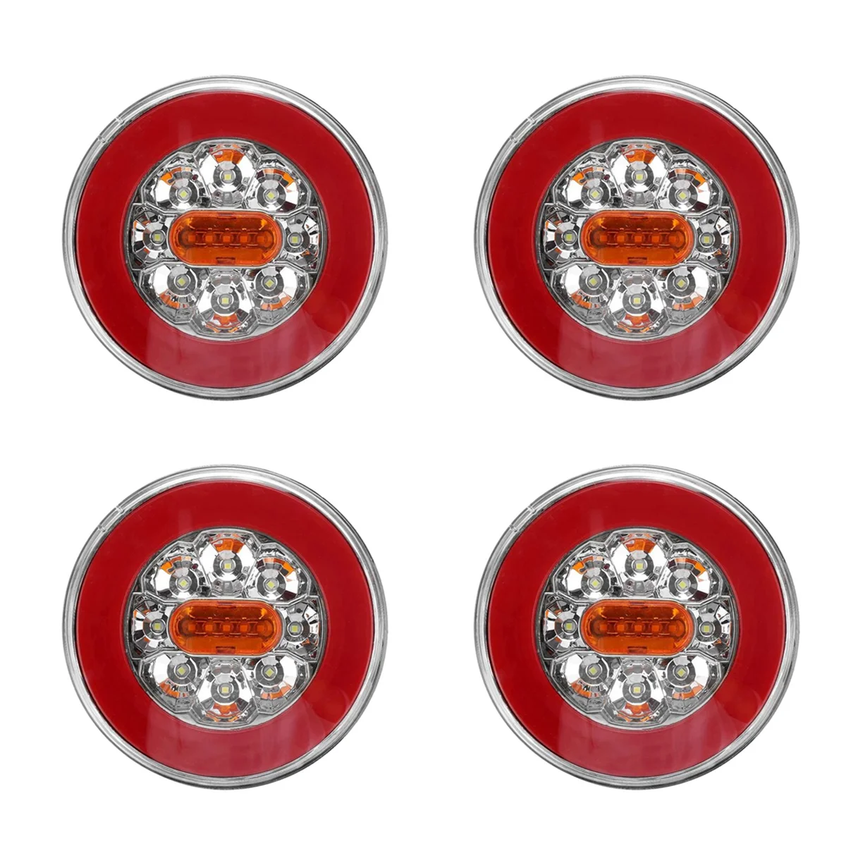 

Задний задний фонарь для грузовика, 4 дюйма, 12-24 В