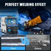 For 200A MIG Welder,110V/220V Dual Voltage multiprocess welder,Gas Gasless MIG Welding Machine,4 in 1 Flux MIG/Solid Wire 5