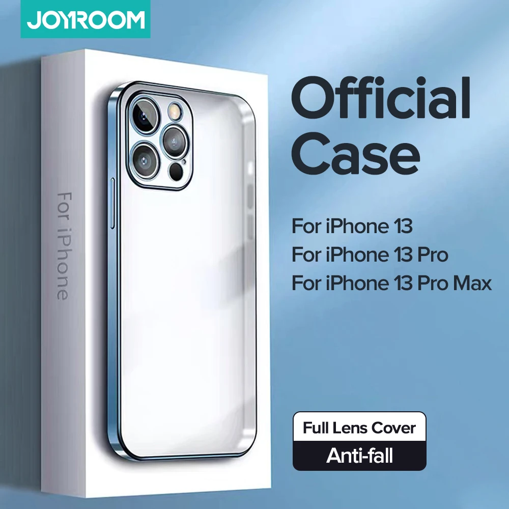 iphone 11 Pro Max  silicone case Joyroom Plating Case For iPhone 13 12 Pro Max Full Lens Cover Shockproof Soft TPU phone Case Cover For iPhone 13 12 Pro Max Case cool iphone 11 Pro Max cases