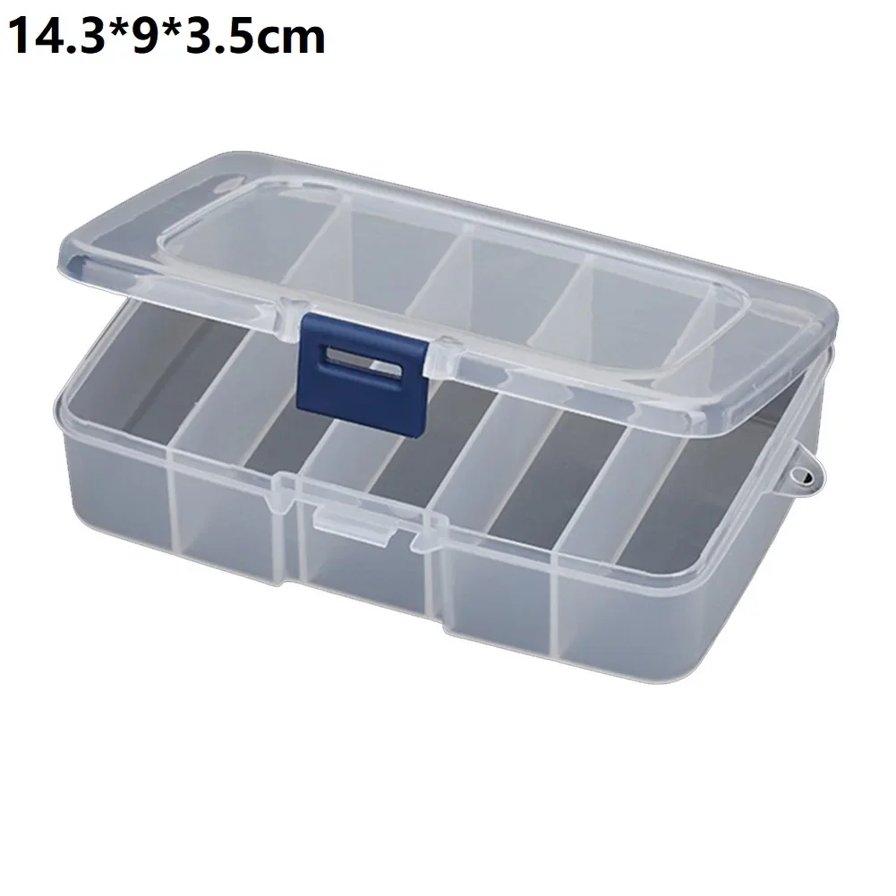 Plastic Tool Screws IC PP Storage Box Craft Organizer Small Part Container Case Hook 14.3*9*3.5 Cm For Storage Tool Parts,tool storage box,parts storage box,plastic tool box,storage organizer box