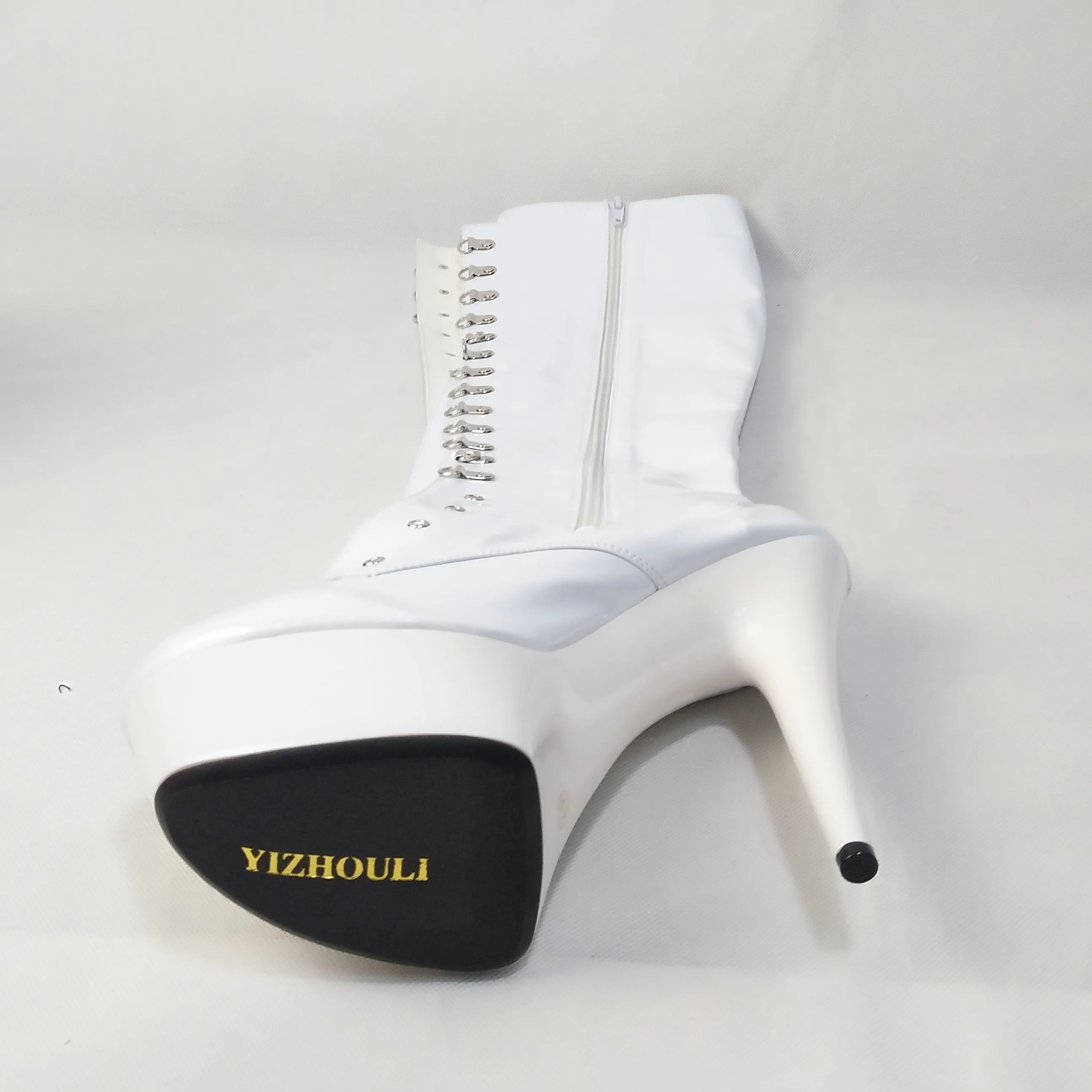 sexy clubbing pole Knee High 6 inch high heel shoes winter fashion sexy warm long 15cm zip Platform women dance shoes
