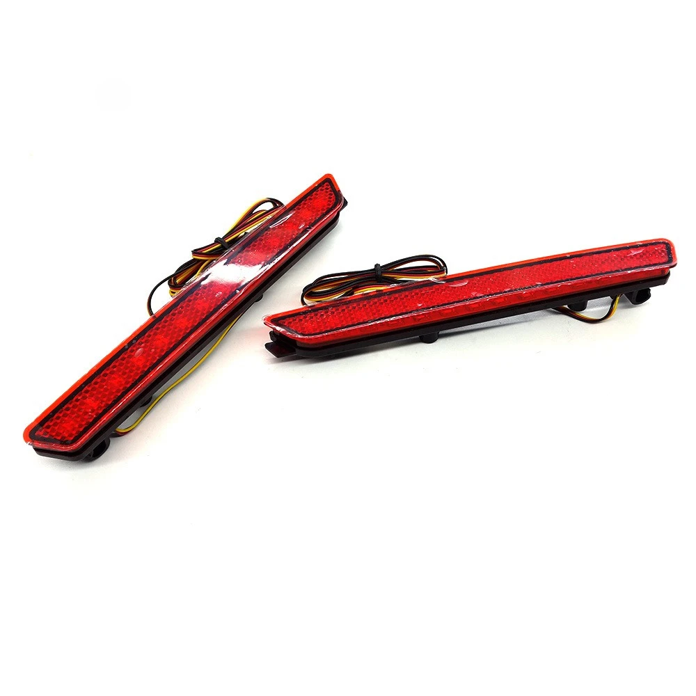 For Mazda 2/3/6/8 Atenza 2Pcs Car Led Rear Bumper Light Reflector Driving Brake Light DRL12V Daylight Rear Bumper Fog Lamp detail image 4