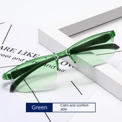 Enhanced Zoom Anti - Blue Light Reading Glasses (Green)