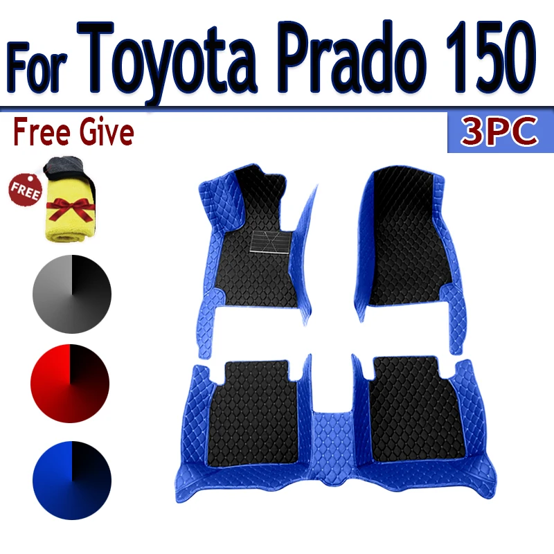 

For Toyota Prado 150 2020 2019 2018 2017 2016 2015 2014 Car Floor Mats Accessories Protect Styling Parts Auto Carpets Waterproof