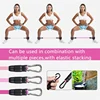 Resistance Band Set Workout Exercise Equipments Ankle Straps Fitness Yoga Elastic Fitness Bands For Home Gym Man And Woman Sport 5