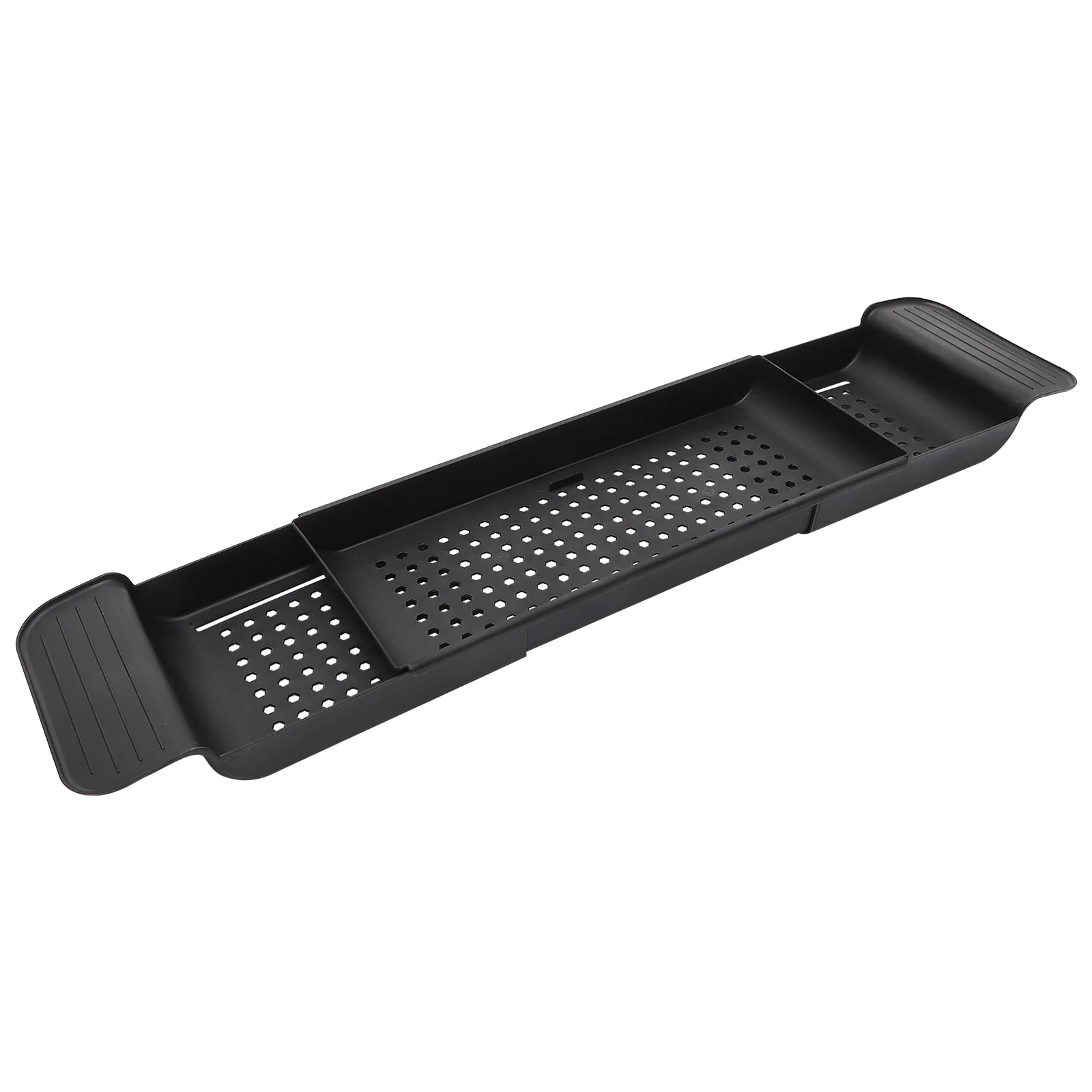 

Bathtub Tray Telescopic Shower Organizer Trays with Extending Sides Storage Tub Shelf Bathtub Stand for Home Hotel Bathroom