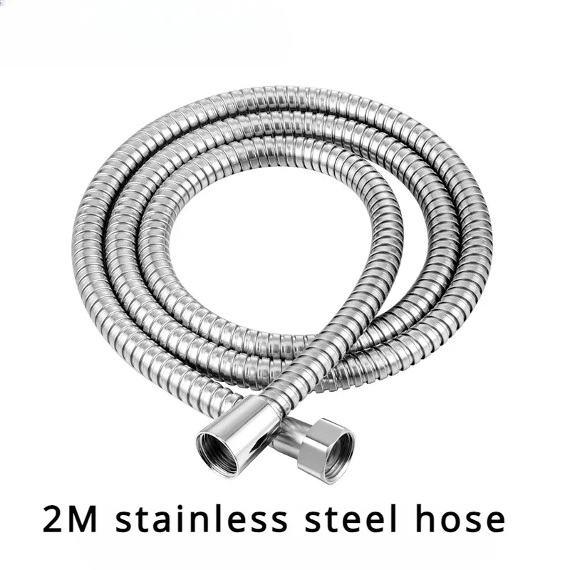 Shower Hose 1.5M-3M 304 Stainless Steel Faucet Hose Flexible Bathroom 3 Meter