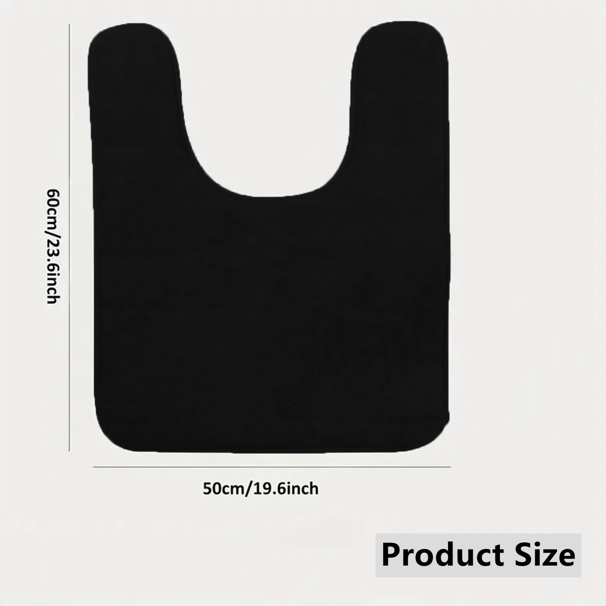 U-SHAPE Bathroom Floor Mat Toilet Mat Anti-slip Bathroom Absorbent Bath Home Decoration floor mat bathroom floor mat bathroom mat absorbent bathroom mat bath mat anti slip mat toilet mat